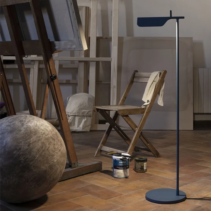 Flos - Tab F LED Stehleuchte, dunkelgrün