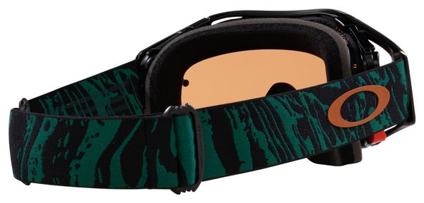 Masque Oakley Airbrake MTB Viridian Striped/Verres Prizm MX Bronze/Ref : OO7107-23