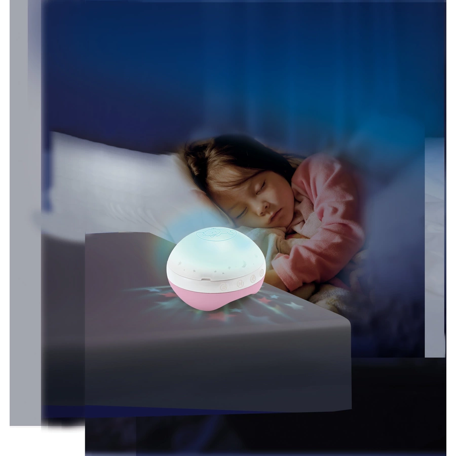 Infantino 3 in 1 Musikmobile mit Traumlampe, rosa