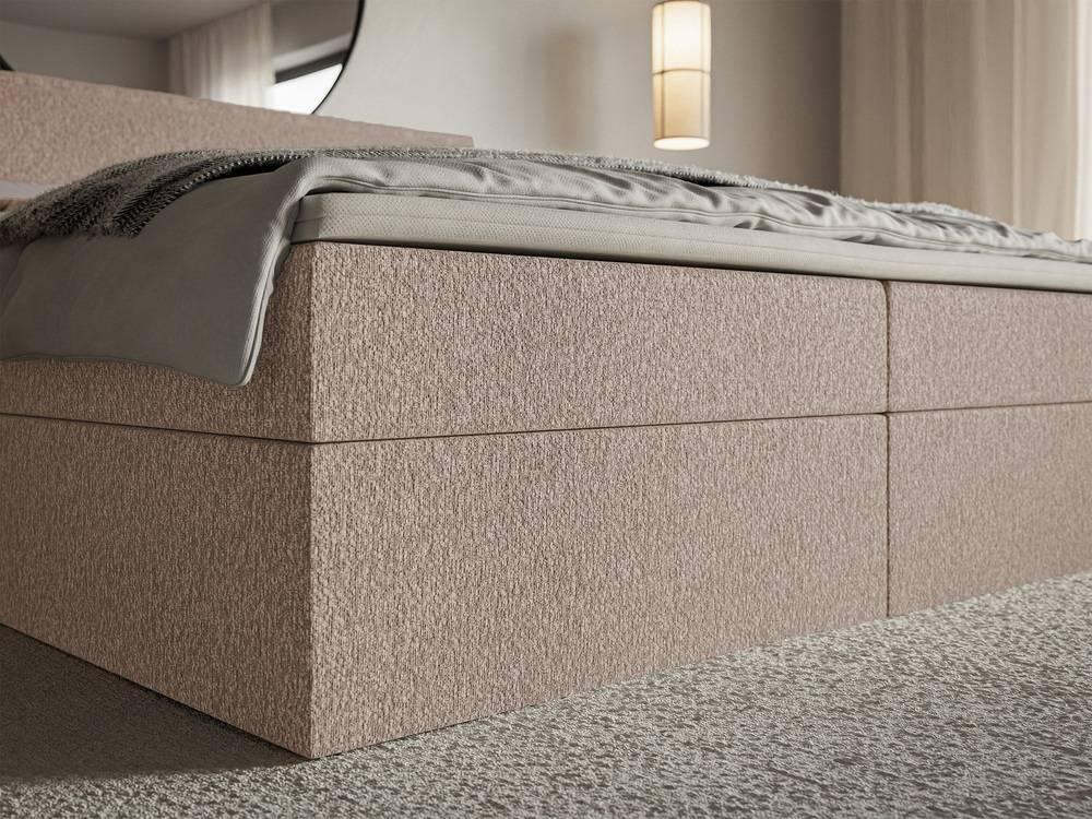 NADUVI Collection Boxspring Esmay chenille - opbergvak+topper 160x200