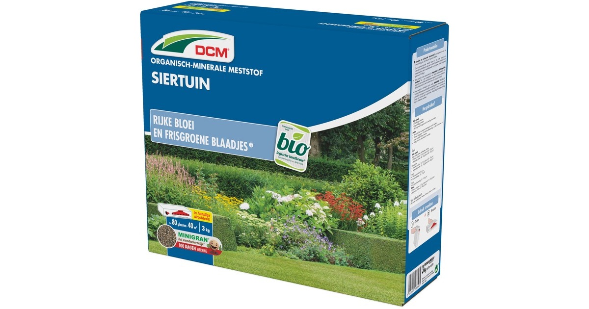 DCMMeststof Siertuin 3 kg  (Tot 40 m²)