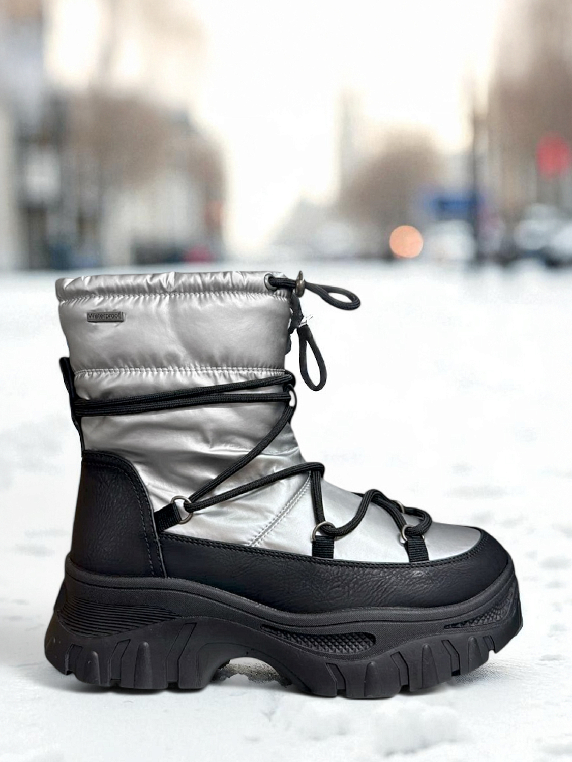 Duffy Panaconi warm waterproof silver