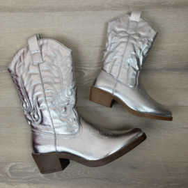 Cowboy boots - zilver