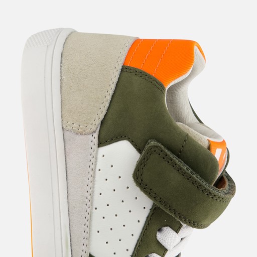 Muyters Velcro Sneakers groen Leer