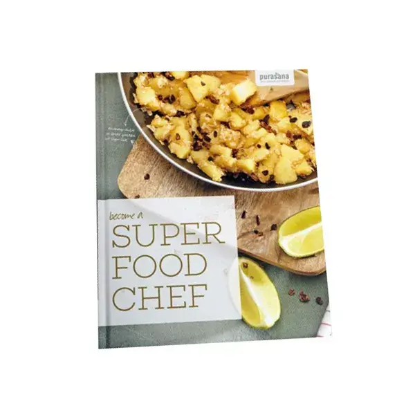 Livro Purasana se tornando um chef de superalimento