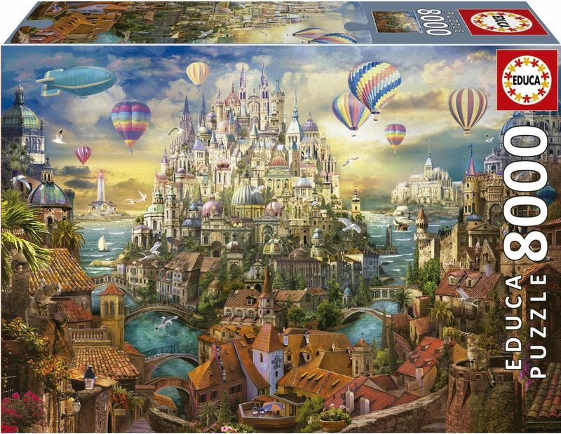 Educa - Droomstad - Legpuzzel - 8000 stukjes - Volwassenen