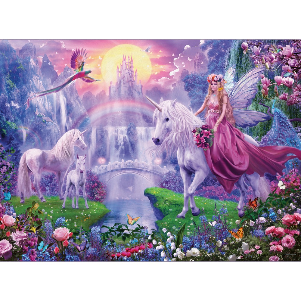 Ravensburger Magische Einhörner 4 x 100-teiliges Puzzle-Bumperpack
