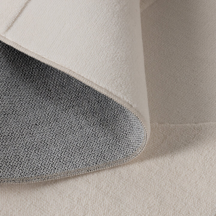 Rond Scandinavisch vloerkleed - Charm Circles Wit