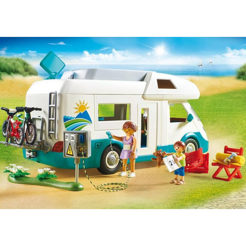 PLAYMOBIL Family Fun camper met familie 70088