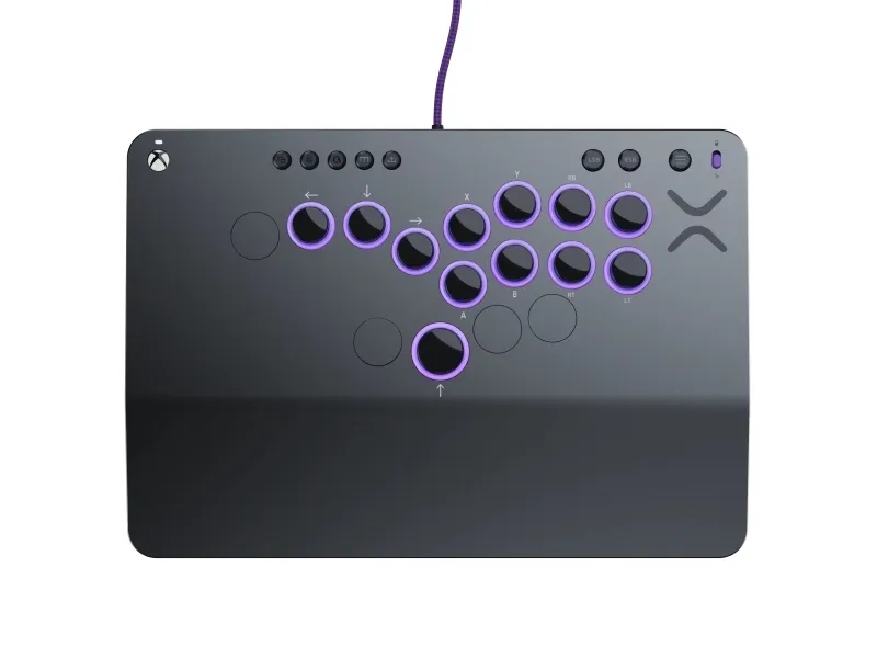 PDP Victrix Pro KO Leverless Fight Stick, Kamppind, PC, Xbox Series S, Xbox Series X, Knappen Makro, Ledningsført, USB, USB Type-C