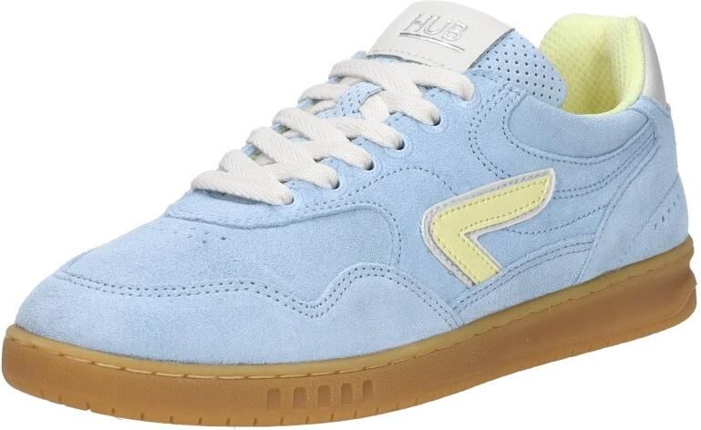 HUB Vancouver suède sneakers lichtblauw