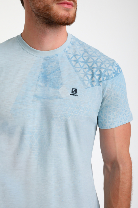 Gabbiano blauwe heren t-shirt