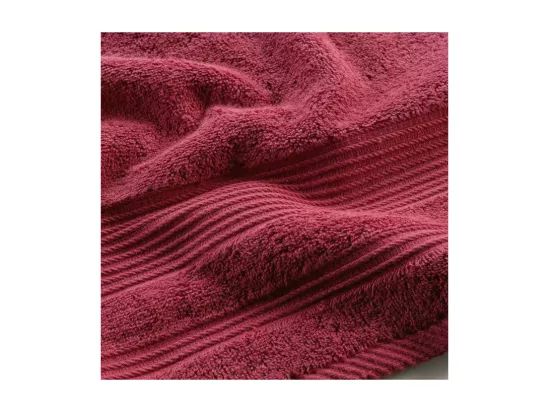 Drap de Douche 70 x 130 cm Tendresse Rubis - Eponge Unie