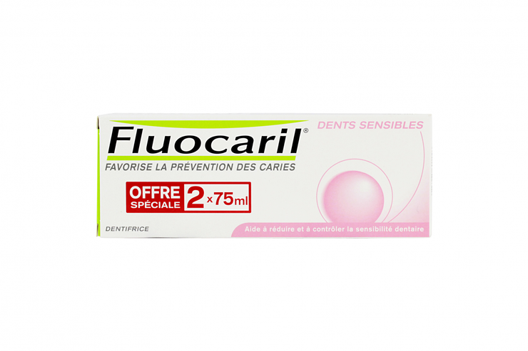 Dentifrice dents sensibles 2x75ml