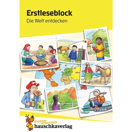 Hauschka Verlag Erstleseblock 1. & 2. Klasse - Die Welt entdecken, A5-Block