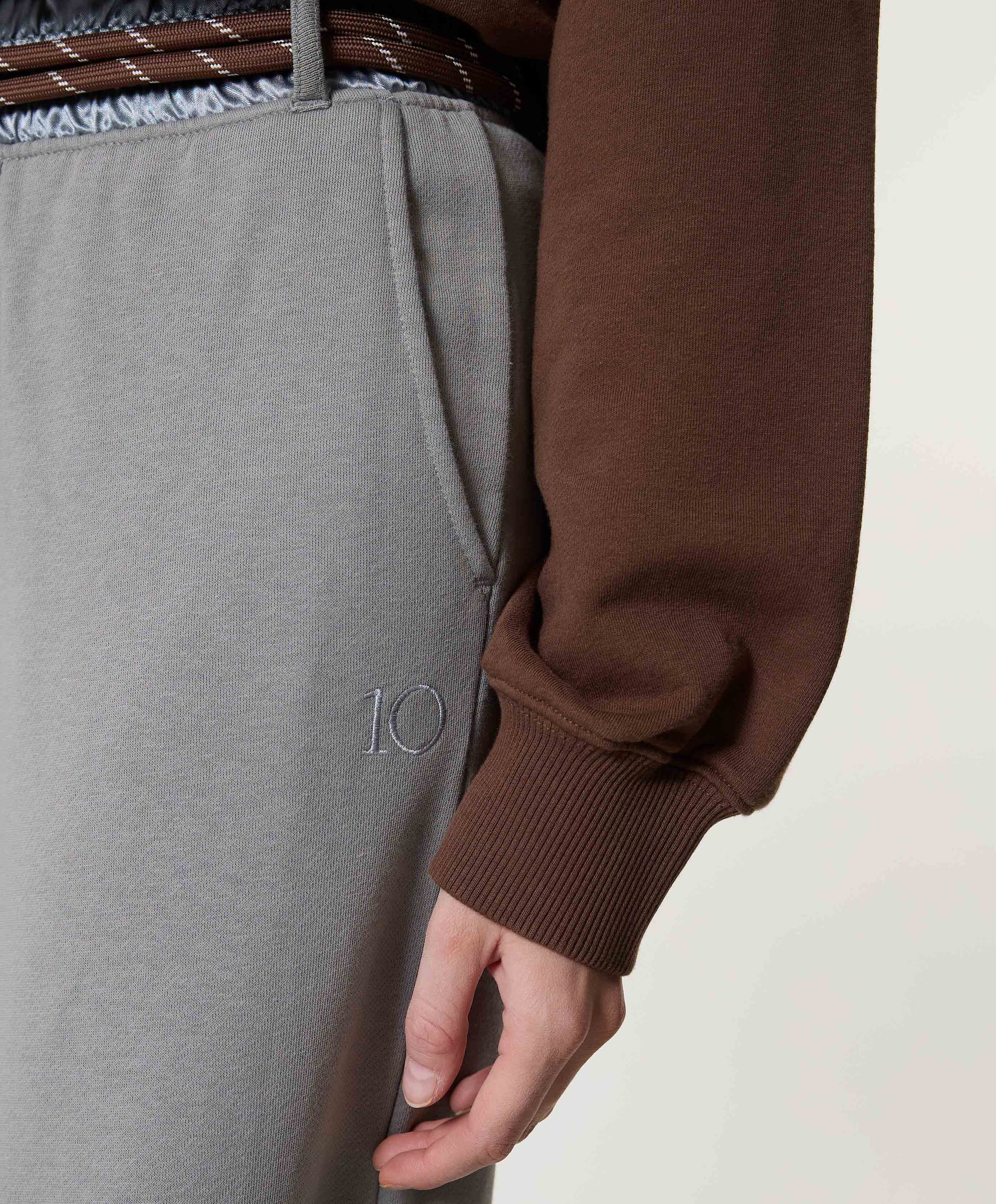 10 Days jogger dames broek grijs