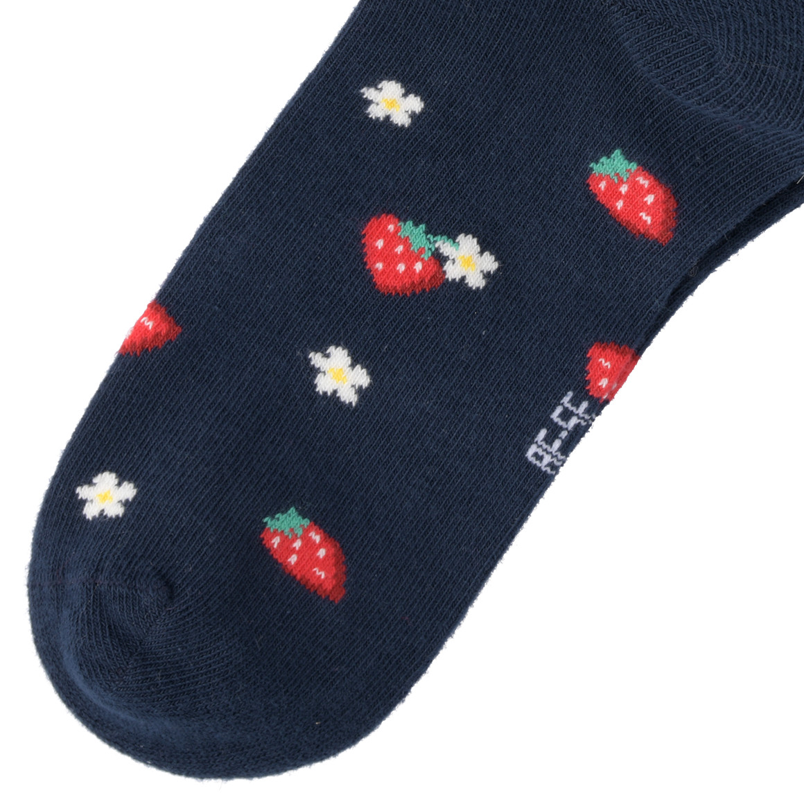 Gina Benotti 1 Paar Damen Socken mit Erdbeer-Motiven braun