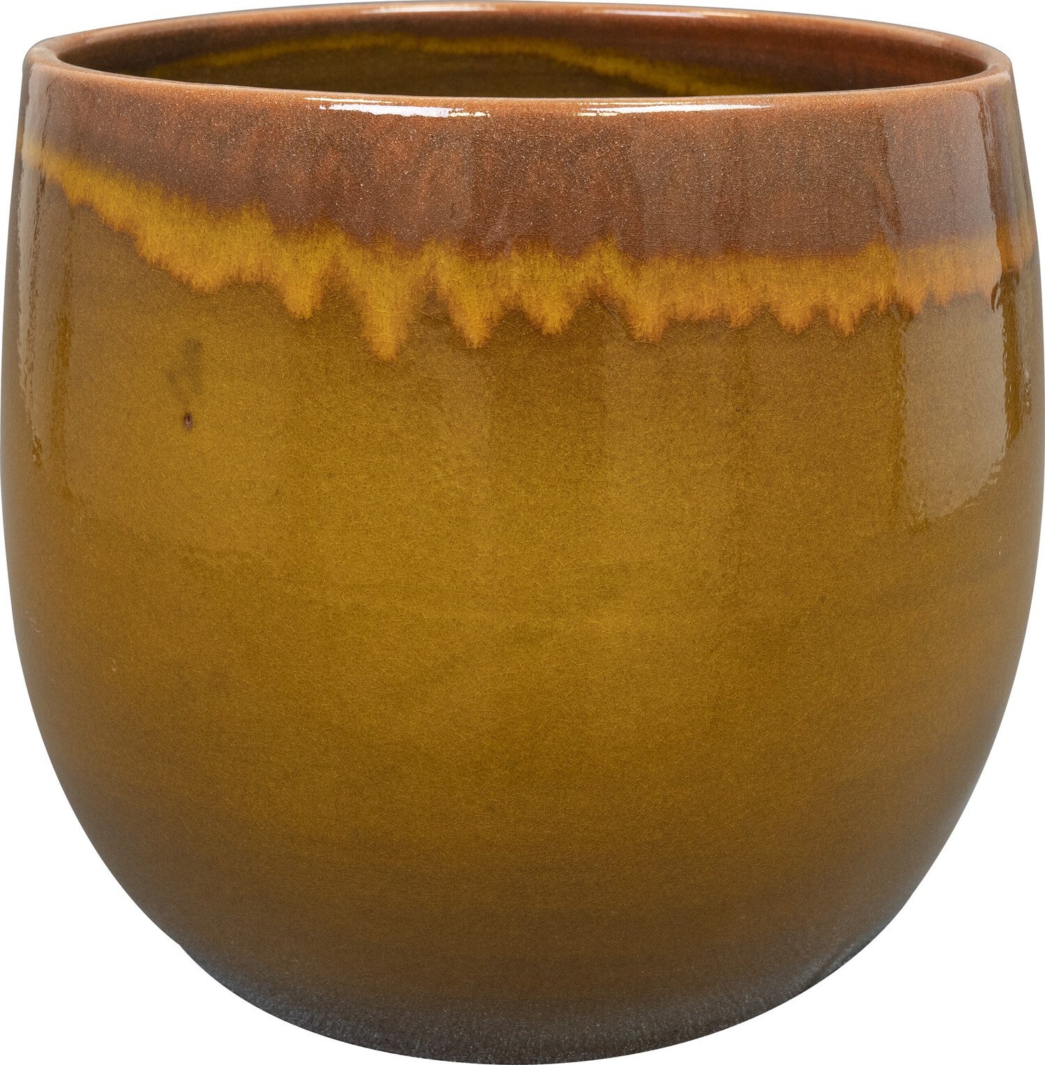 TS bloempot Charlotte geel D 30 H 26 cm