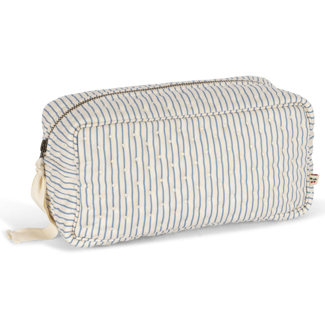 konges sløjd toilettas quilted - stripe bluie - small