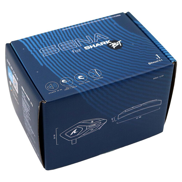Sena - For Shark - Intercom Bluetooth® BTS single