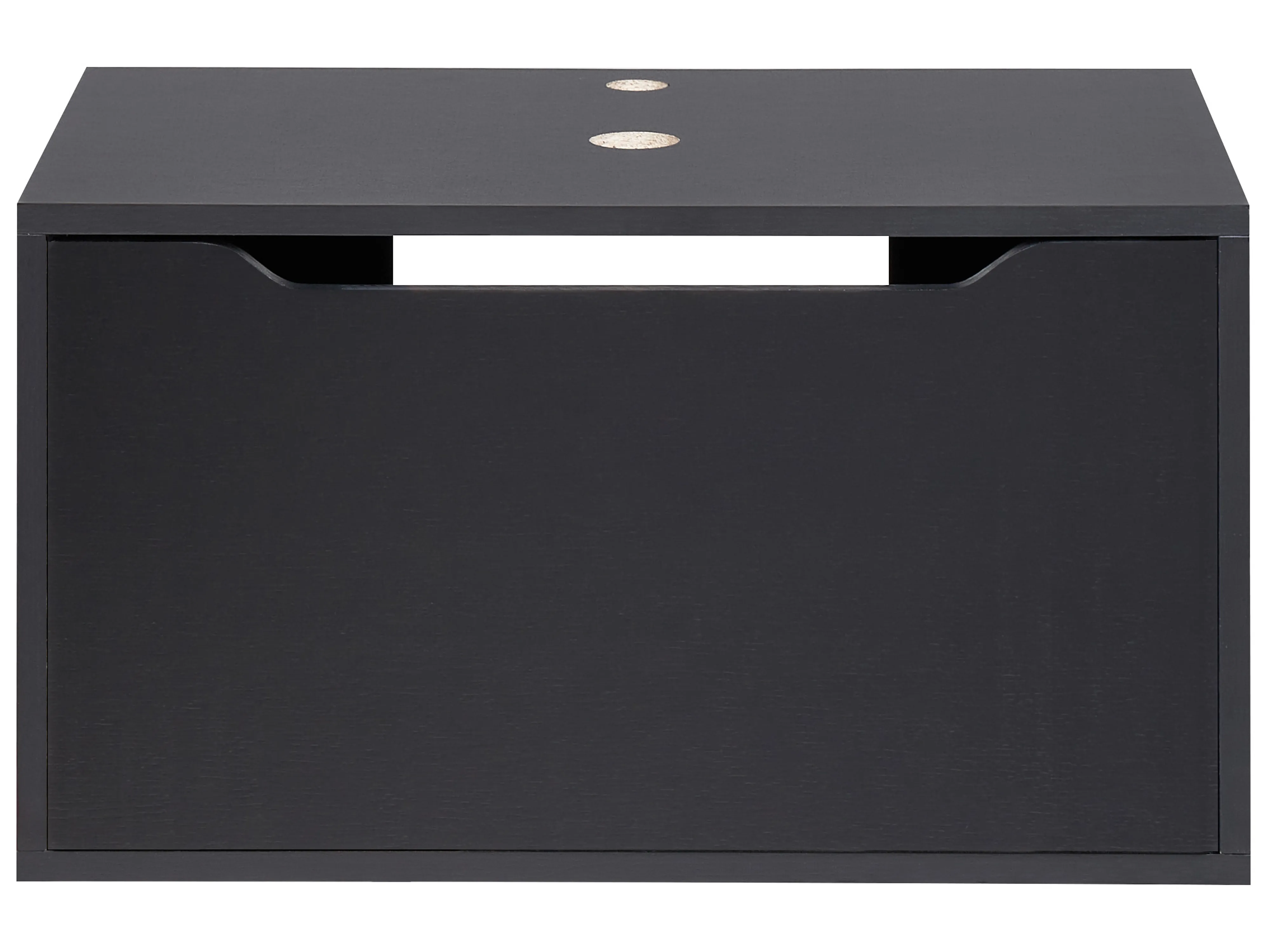 Wandgemonteerde wastafelkast PETROLINA 60 cm Zwart