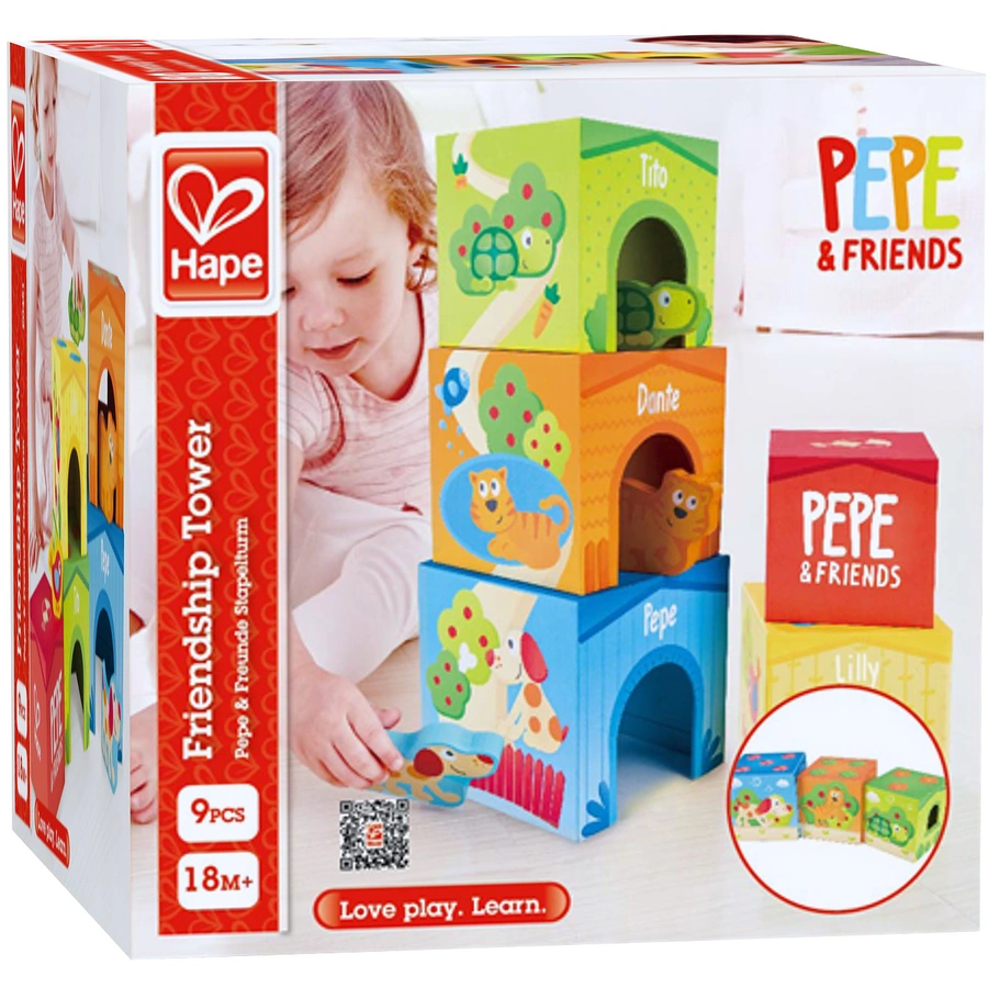 Hape Pepe & Friends Stapelturm