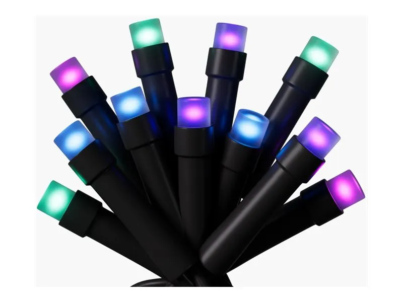 Nanoleaf Smart Holiday - Kædelys - LED - 18 W - 16 millioner farver/tunebar hvid - 2700-6500 K - sort