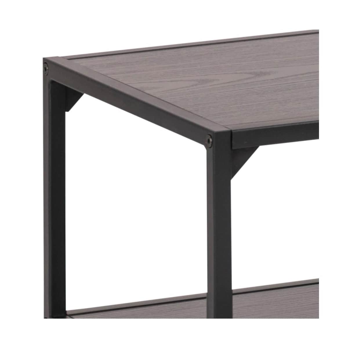 TV-bord SEAFORD 120x33xH46cm, sort