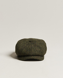 Wigéns Newsboy Retro Donegal Wool Dark Green