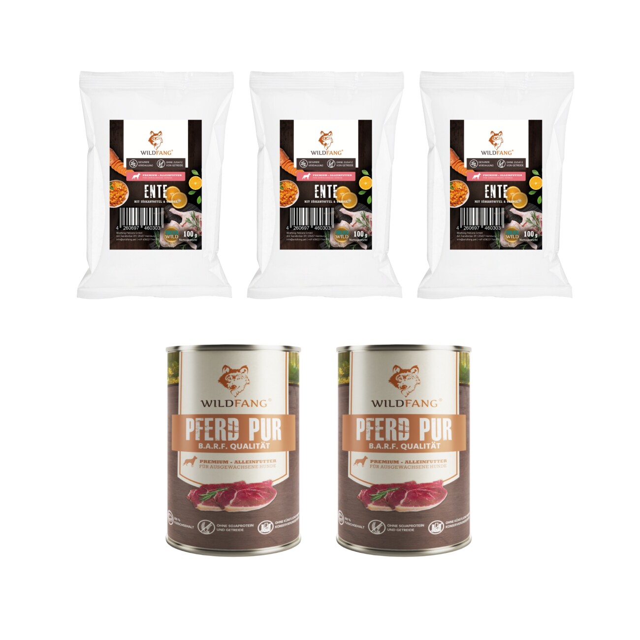 Wildfang Genussbox Adult - Trocken- & Nassfutter Pferd Ente