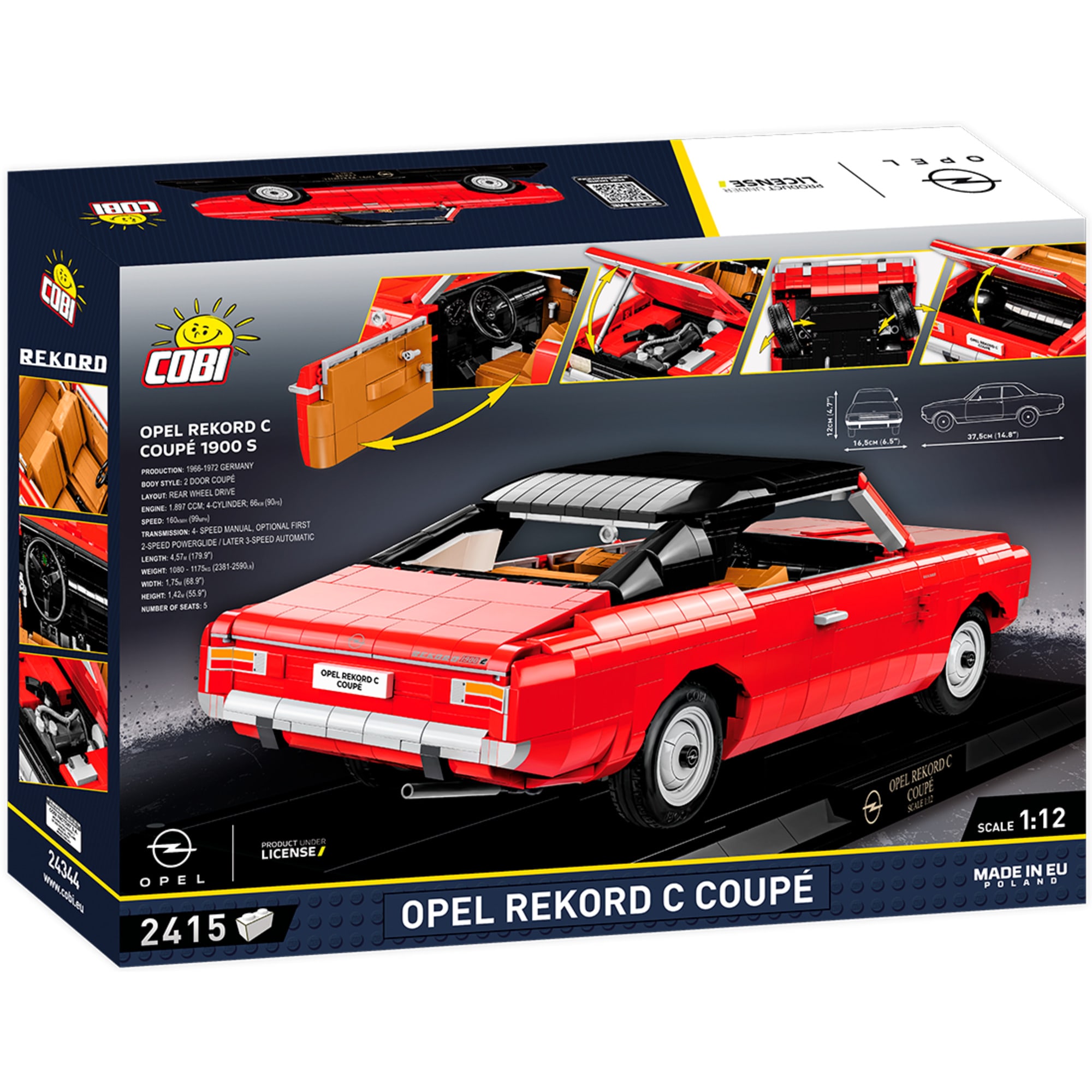COBI Konstruktionsspielzeug Opel Rekord C Coupe - Executive Edition