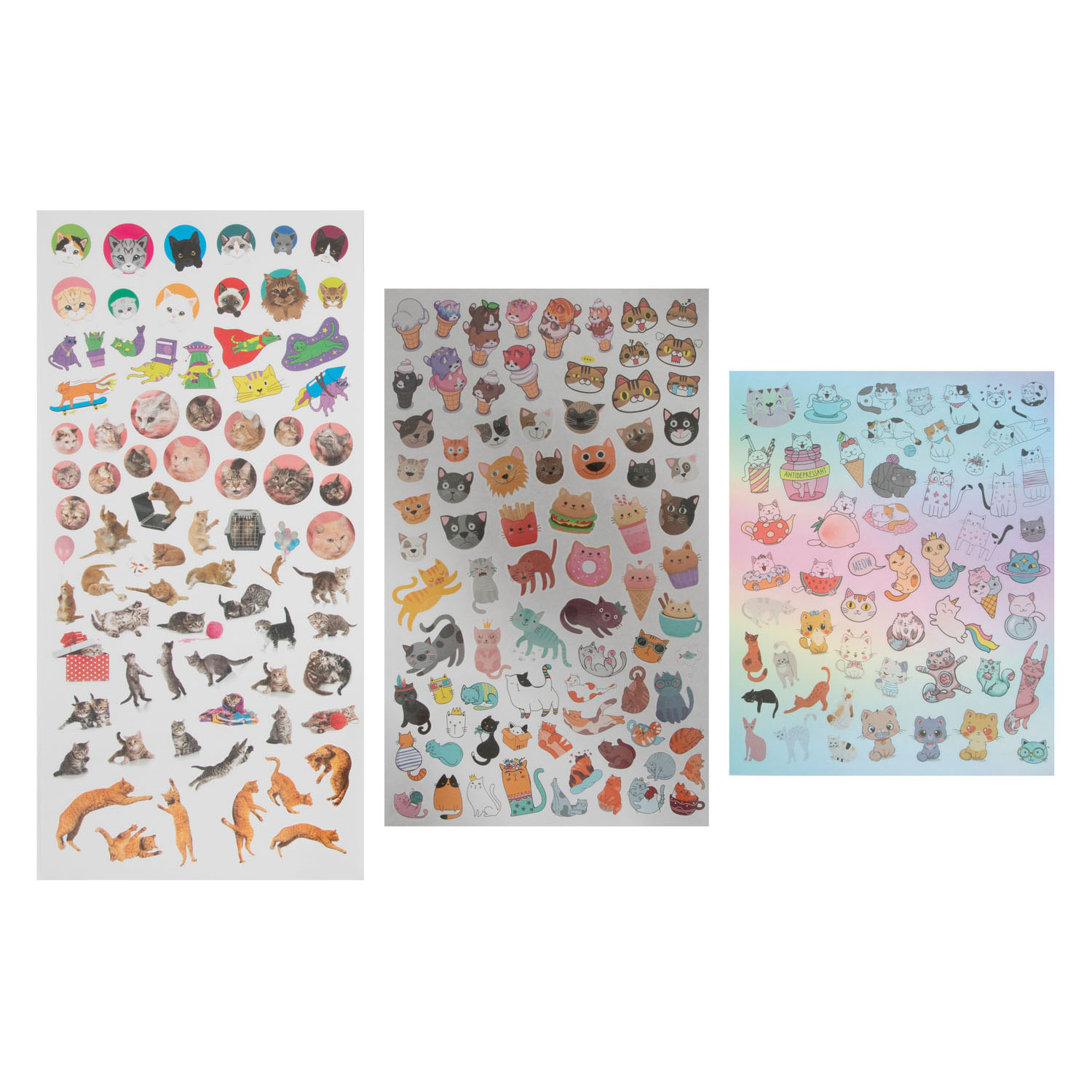 Stickerset Katten, 100st.