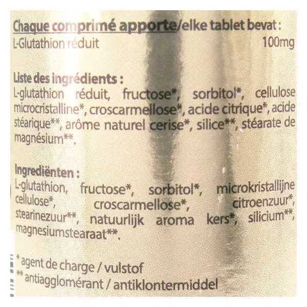 Vit'all+ L-Glutationa Reduzida 100mg 30 comprimidos mastigáveis