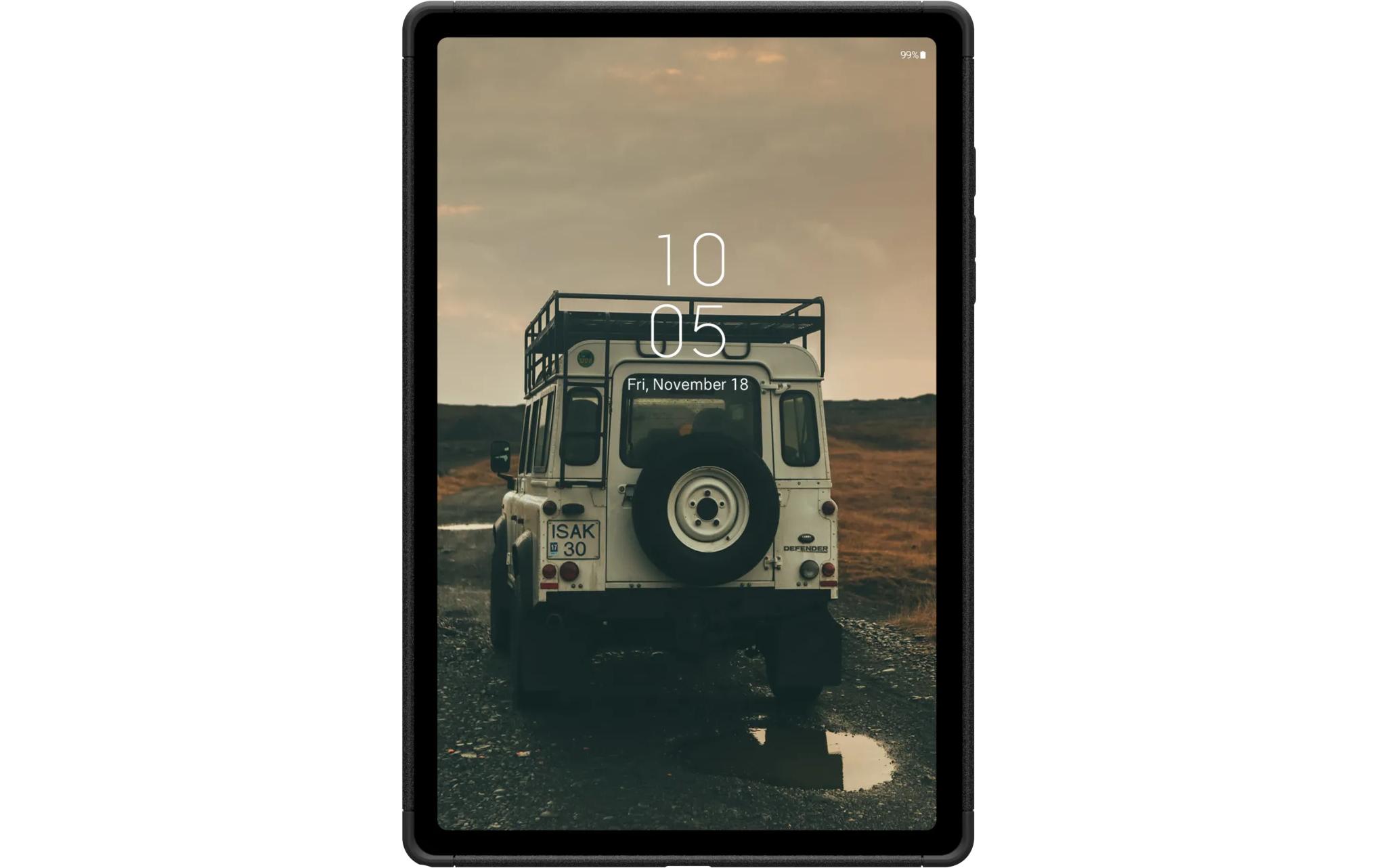 Tablet Book Cover Scout w KS/ HS Galaxy Tab A9+ SchwarzBack-Cover für das Samsung Galaxy Tab A9+ 11