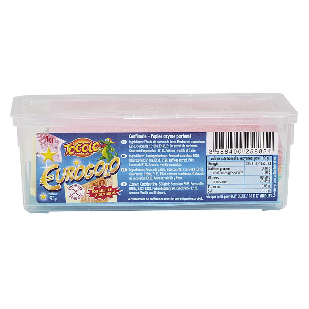 Bonbon billet de banque Eurogolo x100
