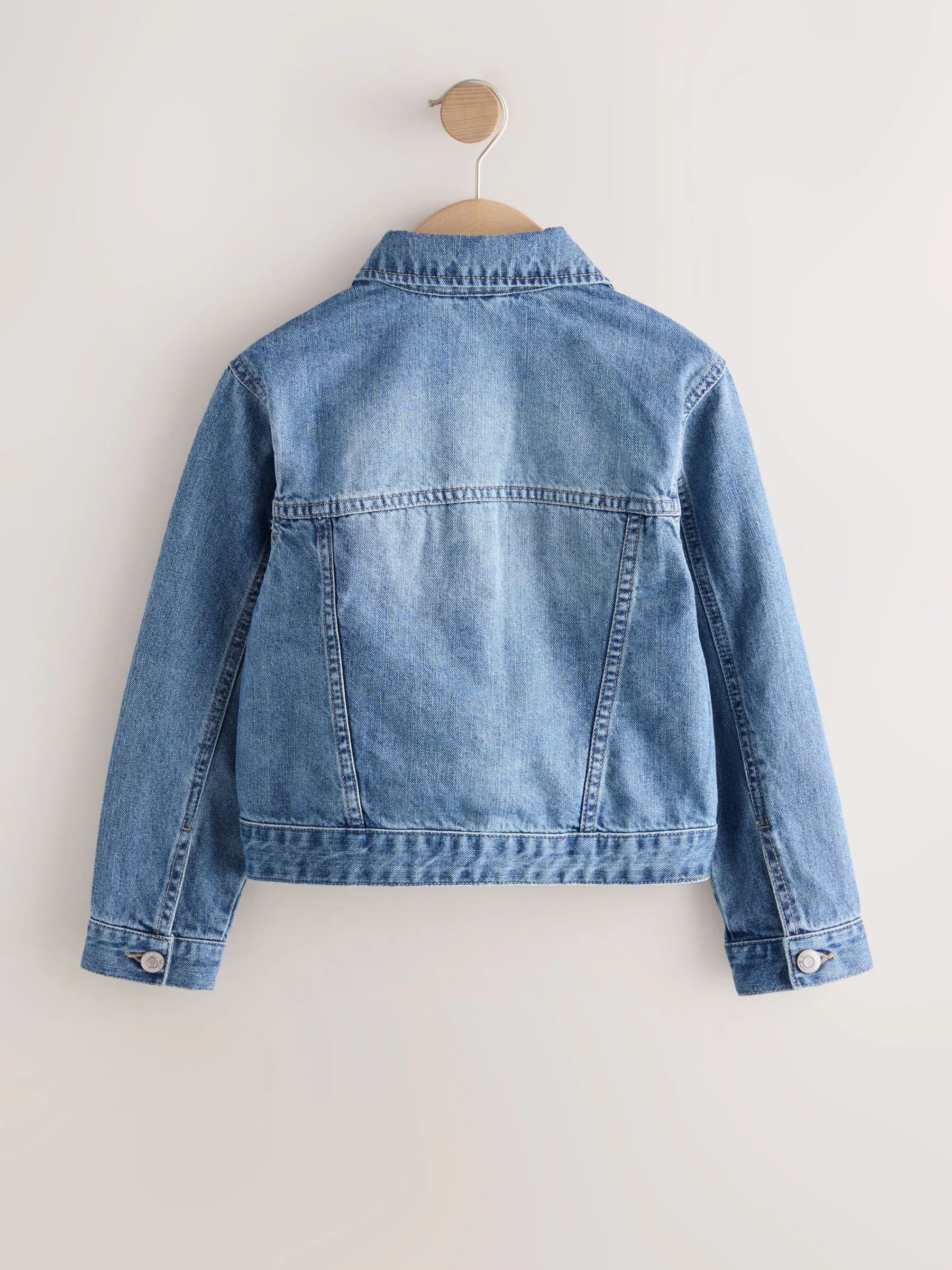 Middenblauw denim - Core Western spijkerjack (3-16jr)