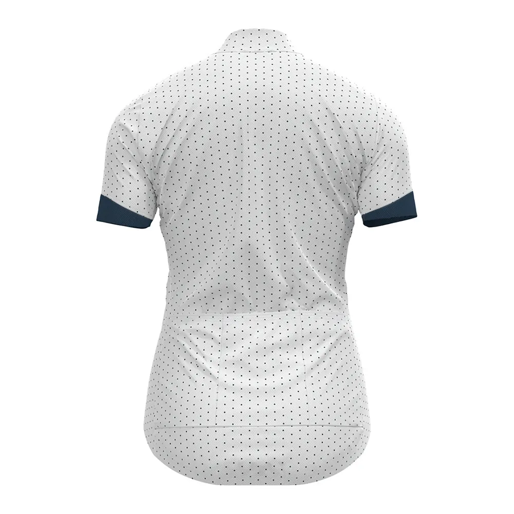Odlo ESSENTIAL - Maillot Femme white/blue wing teal