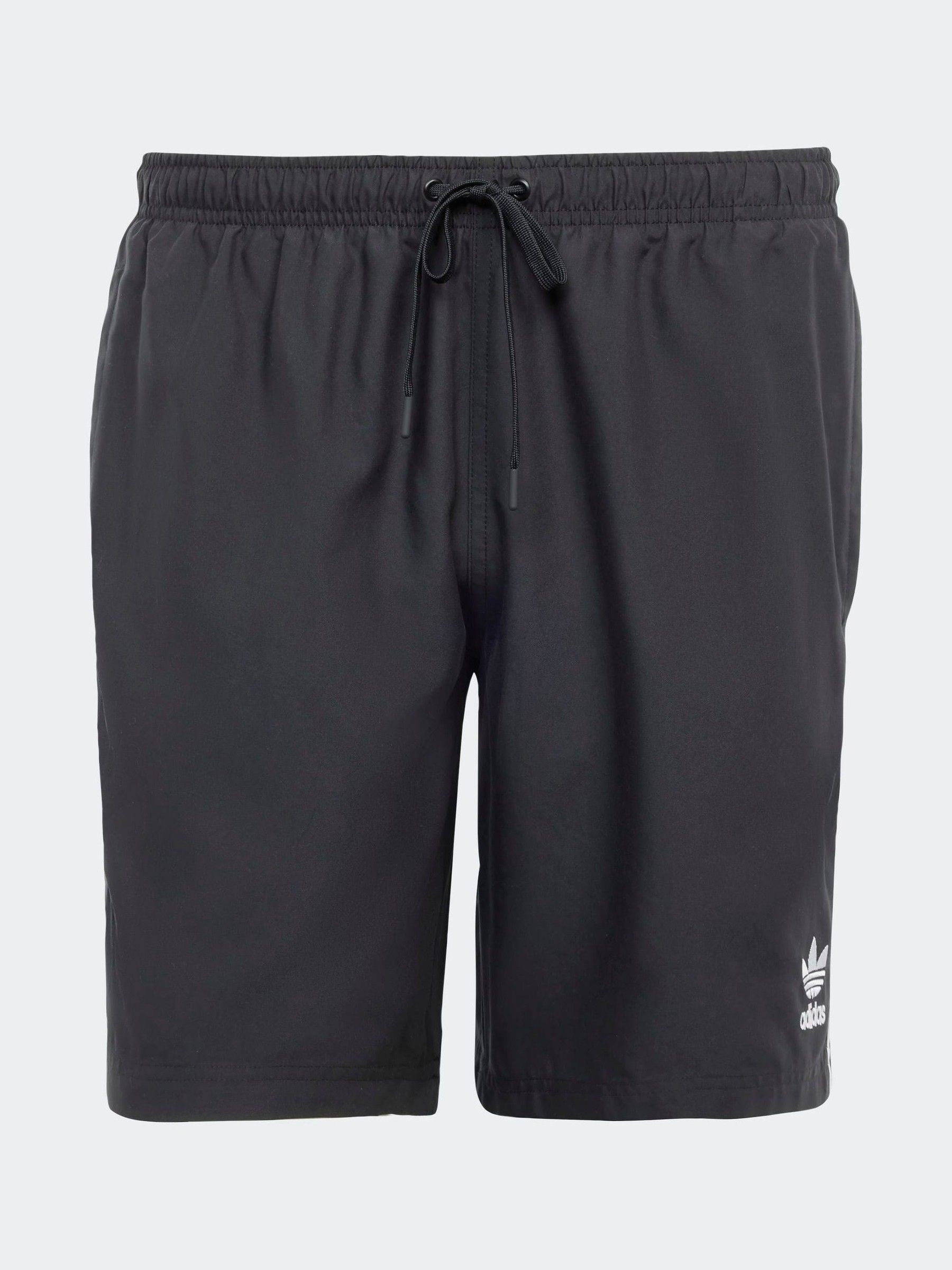 Zwart - adidas Adicolor 3-Strepen 8-Inch Zwembroek