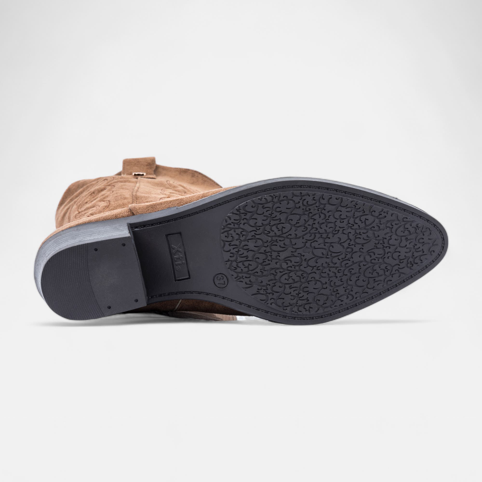 Santiags à talon Femme cognac