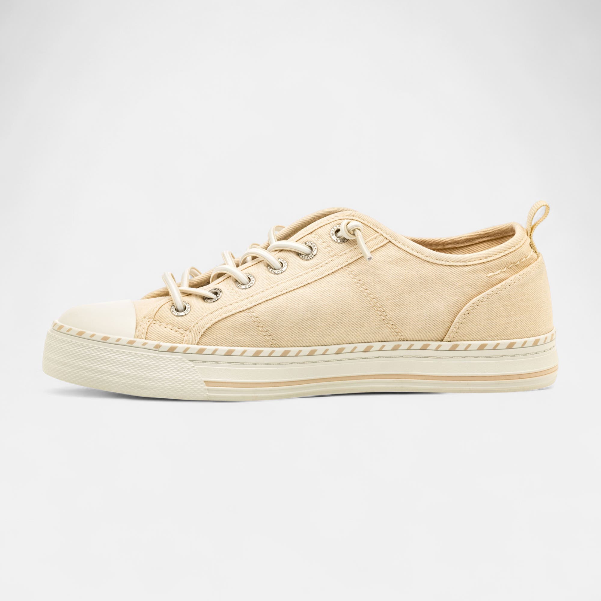 Baskets en toile Femme beige