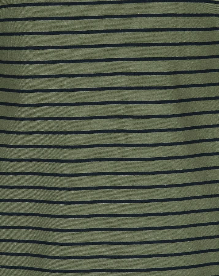 Raglan-Shirt COLLEGE gestreift in olive/dunkelblau