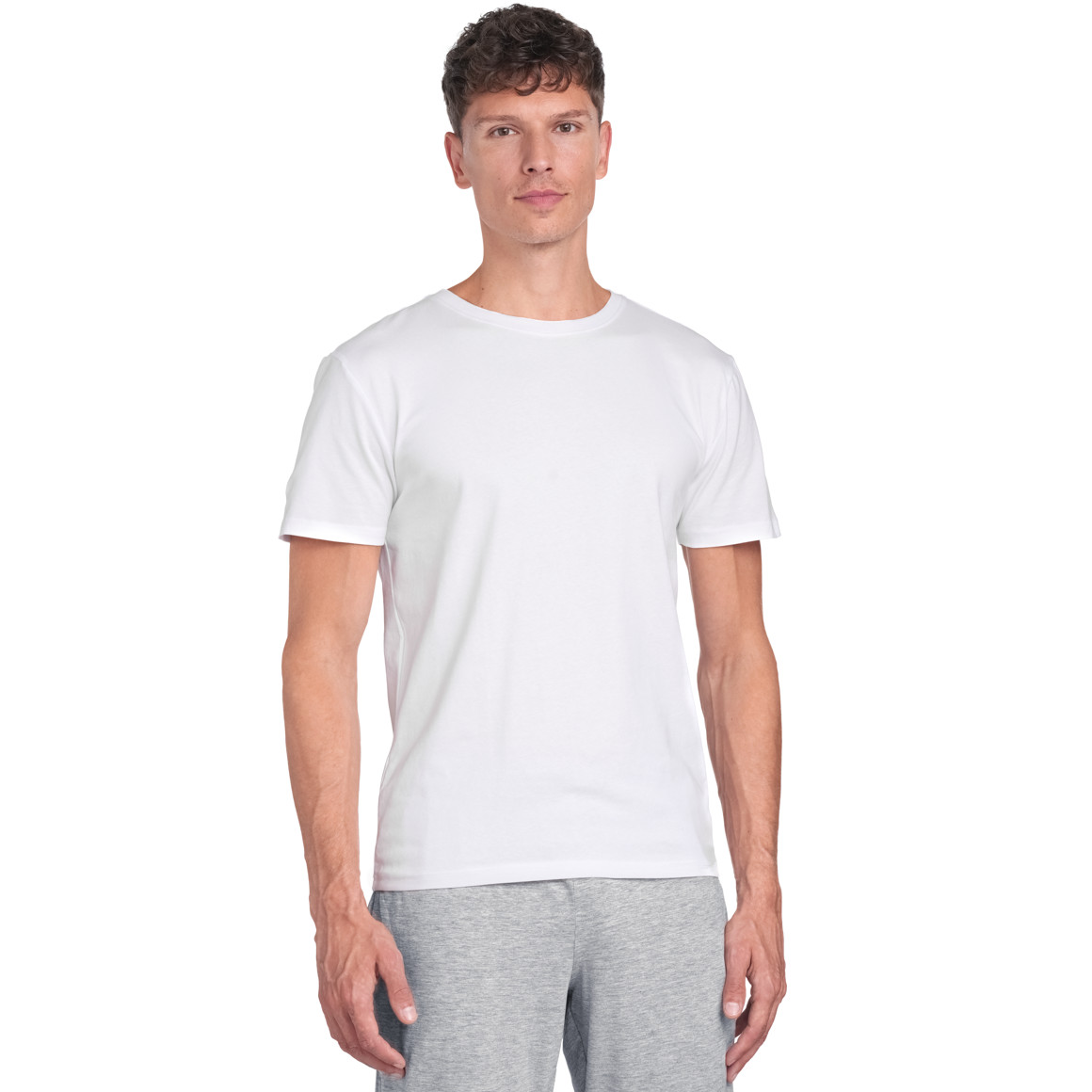 VanVaan 2 Herren T-Shirts mit Rundhalsausschnitt weiss
