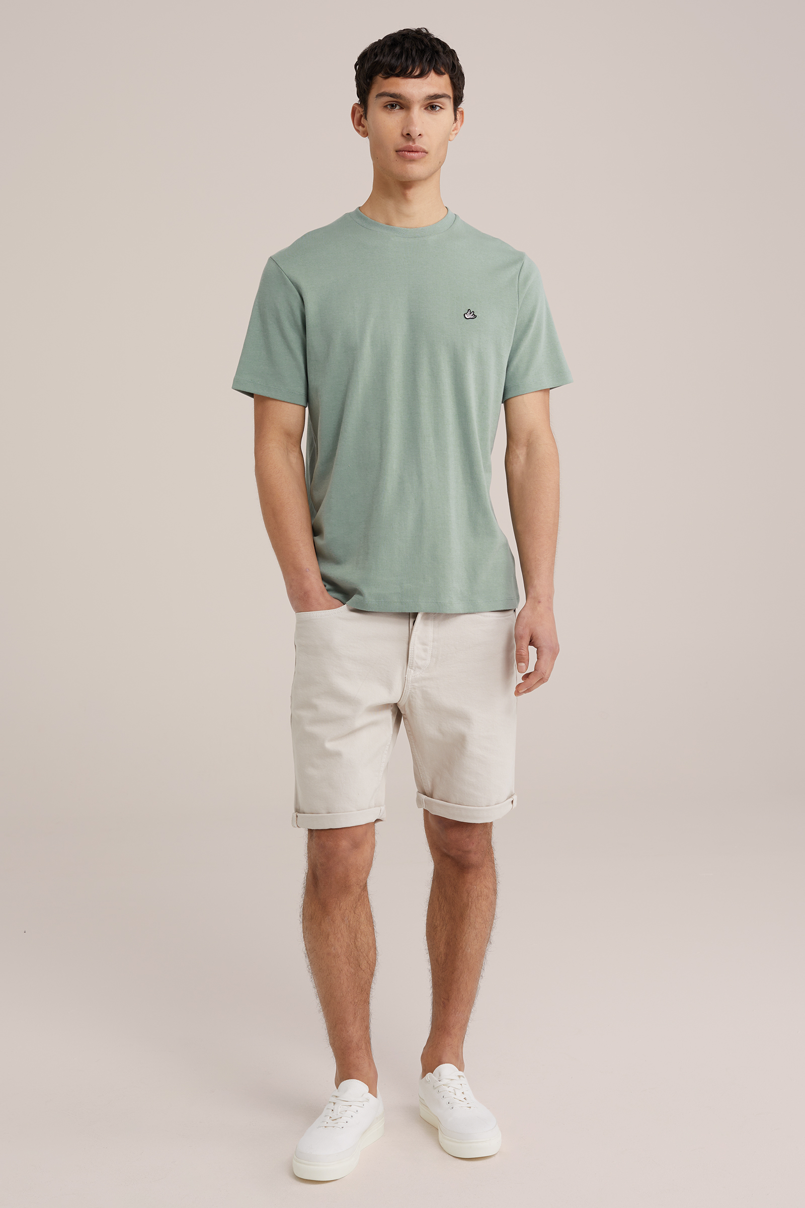 T-shirt Fundamentals Grijsgroen