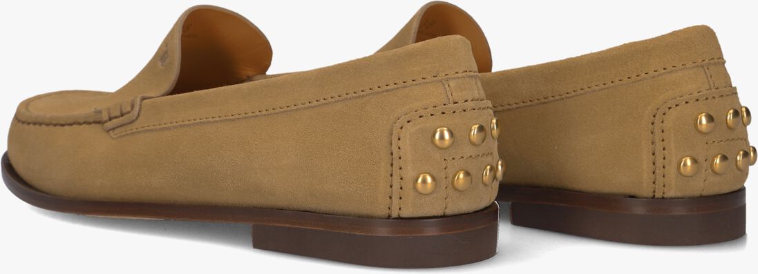 camel tod's loafers cuoio 03m pantofola gommini metallo
