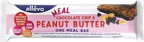 Allévo One Meal Bar Chocolate Chip & Peanut Butter - 56 g