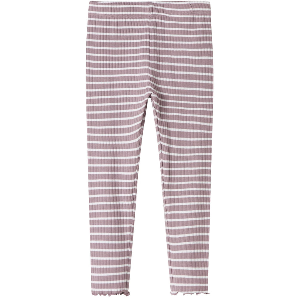 Køb Name It Elderberry Bright White Vemma Leggings