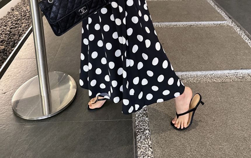 Coris - Culottes met elastische taille en stippen