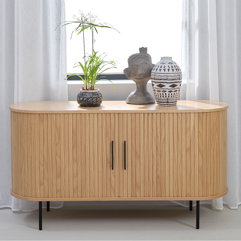 Houten sideboard Lenn Wit eiken