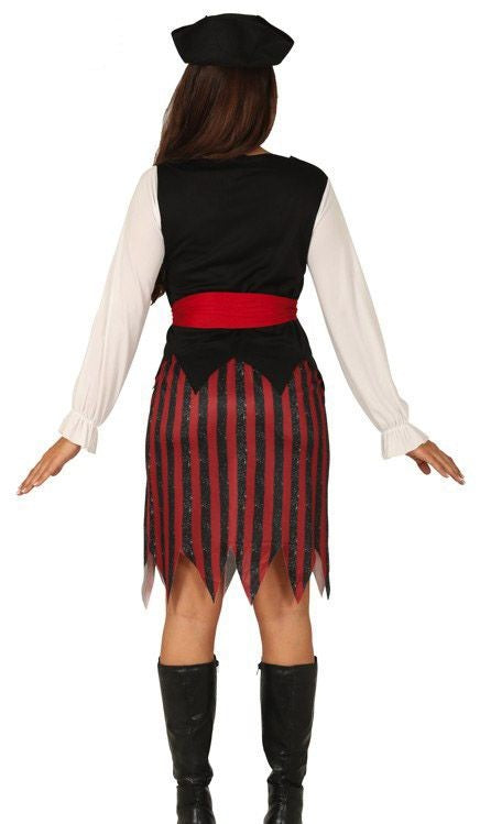 Piraten Kostuum Dames 4 delig