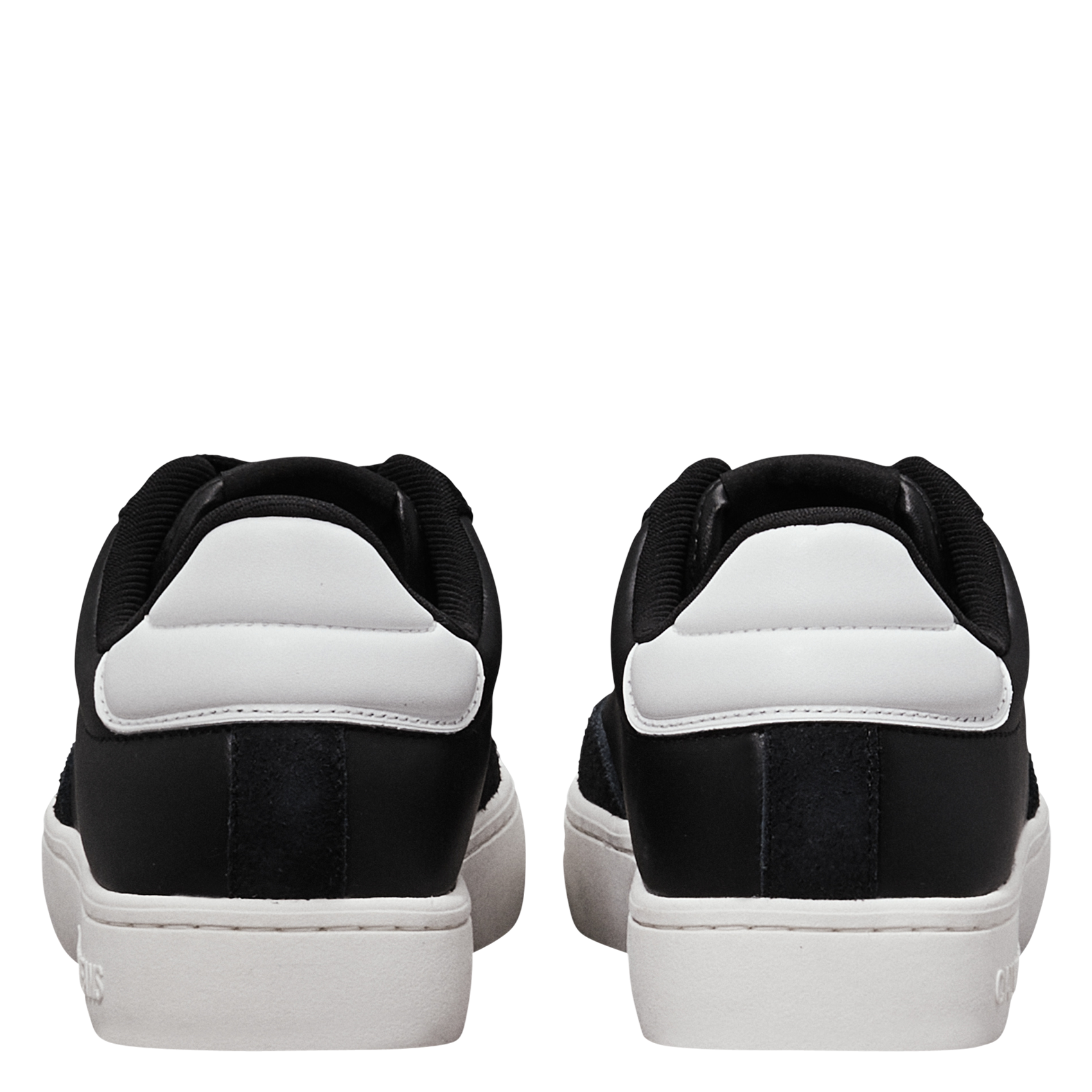 Baskets basses en cuir| Noir